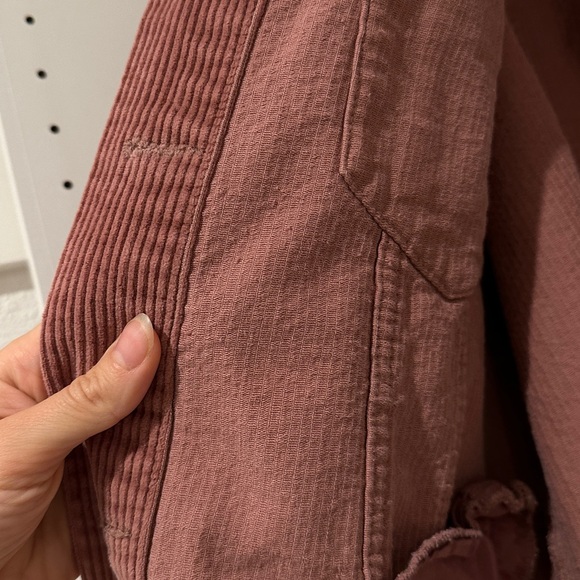 ZARA ribbed velour jaket - Picture 7 of 8